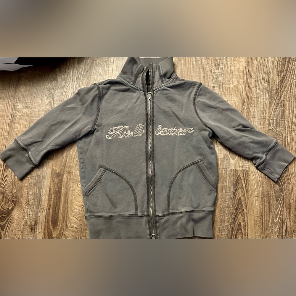 Y2K Hollister Crop Zip Up